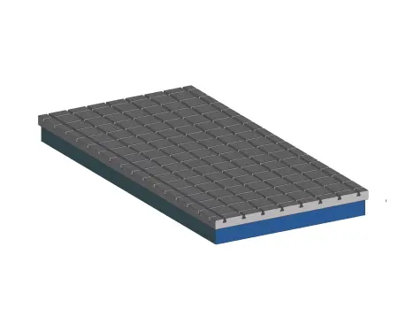 Mounting plate with T-slot, 4000×2000 mm