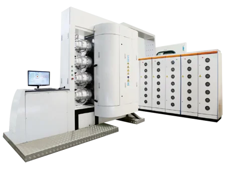 Промышленная вакуумная установка PVD напыления защитных и декоративных покрытий 1612