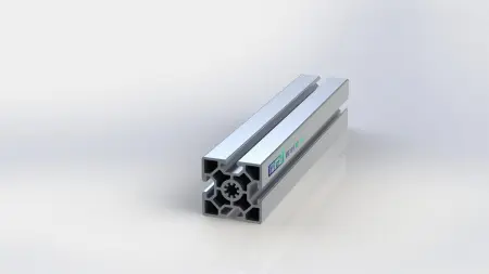 6060-10W Алюминиевый конструкционный профиль анодированный