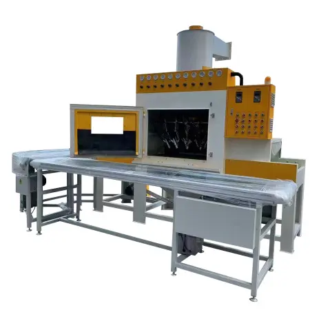 Автоматическая конвейерная система пескоструйной обработки DS-270-8E