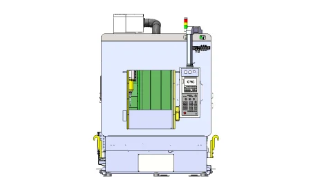 HPJ-SM Одношпиндельный водоструйный станок высокого давления для снятия заусенцев с ЧПУ