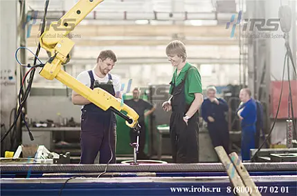 Service and repair of industrial robots