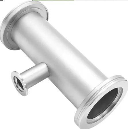 Тройник переходной ISO80-KF50 сварной (нержавеющая сталь 304)