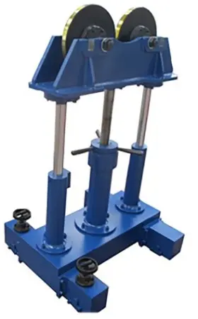 Roller support with lifting height 250 mm