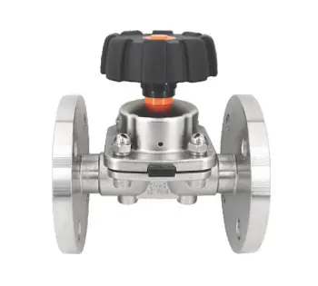 Фланцевый мембранный клапан
(размер DN100)