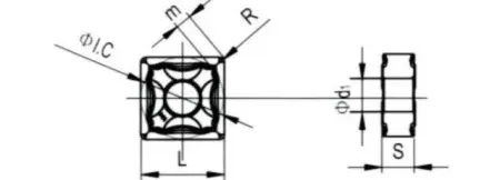 Твердосплавная токарная пластина CNMG 120412-LH