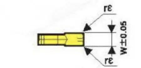 Твердосплавная сменная пластина TKN-1.6-P