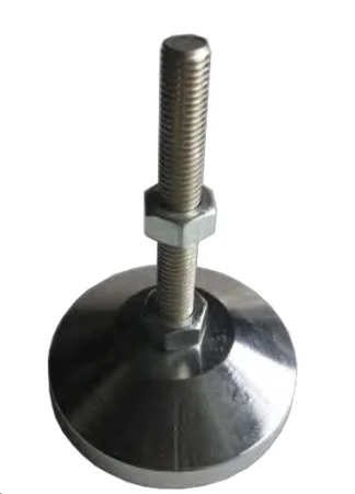 Опора регулируемая для алюминиевых профилей, основание 100 мм, шпилька M16x100, ALF-LA100M16-D100