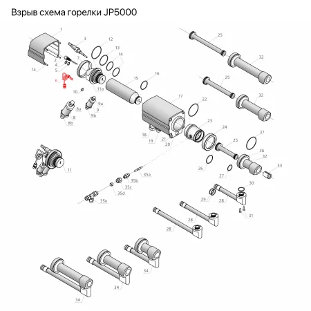 IRS-201090 Трубка датчика давления в сборе