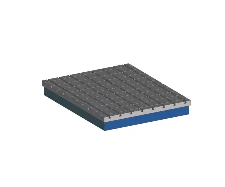 Mounting plate with T-slot, 2500×2000 mm