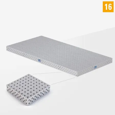 PE 3D welding table 16 2000x1000 standard version without legs