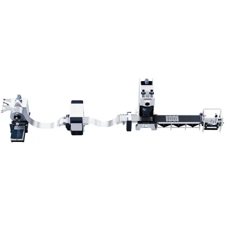 Высокоточная автоматическая линия размотки правки и штамповки MDL-8/30-800. Ширина рулона 800 мм