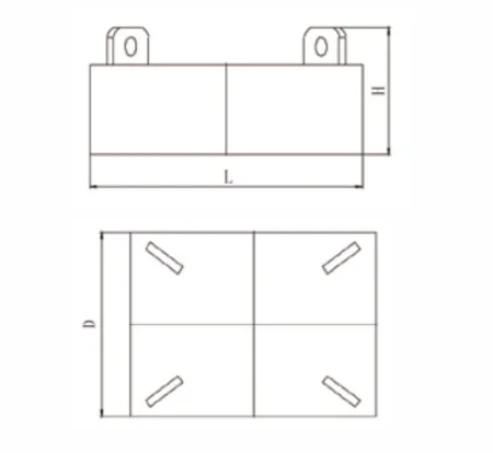 DM-PS-M-400/75 Магнитный сепаратор подвесной с механической очисткой