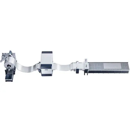 Высокоточная автоматическая линия размотки правки и резки MDR-8/30-1000. Ширина рулона 1000 мм