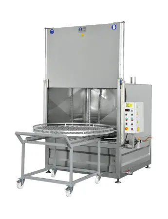 HT-1250F Моечная машина с поворотным столом и верхней загрузкой