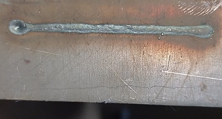 Laser welding 1500 W with filler. Stainless steel 3 mm back side 1