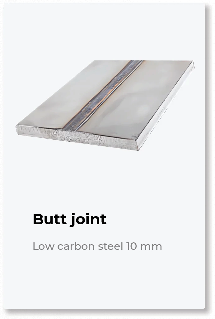 Butt Joint - Steel 10 mm