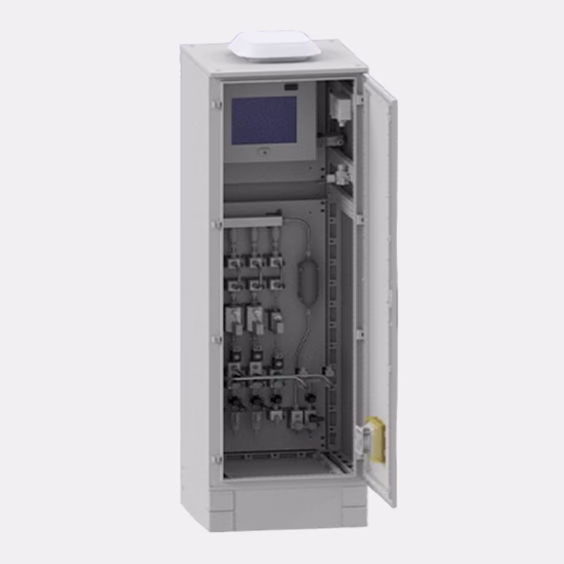 Gas supply unit of the iRS-L-clad robotic laser cladding system