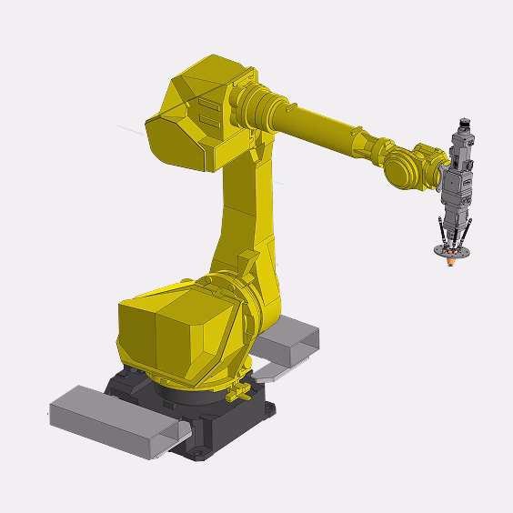 Industrial robot of the iRS-L-clad robotic laser cladding system