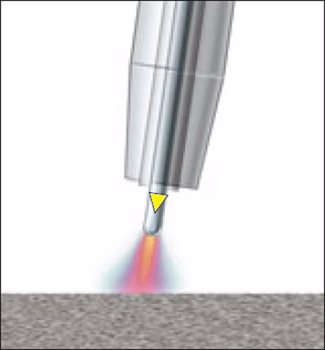 Arc burning phase in the welding process on the MIG/MAG robotic complex for electrical cabinets