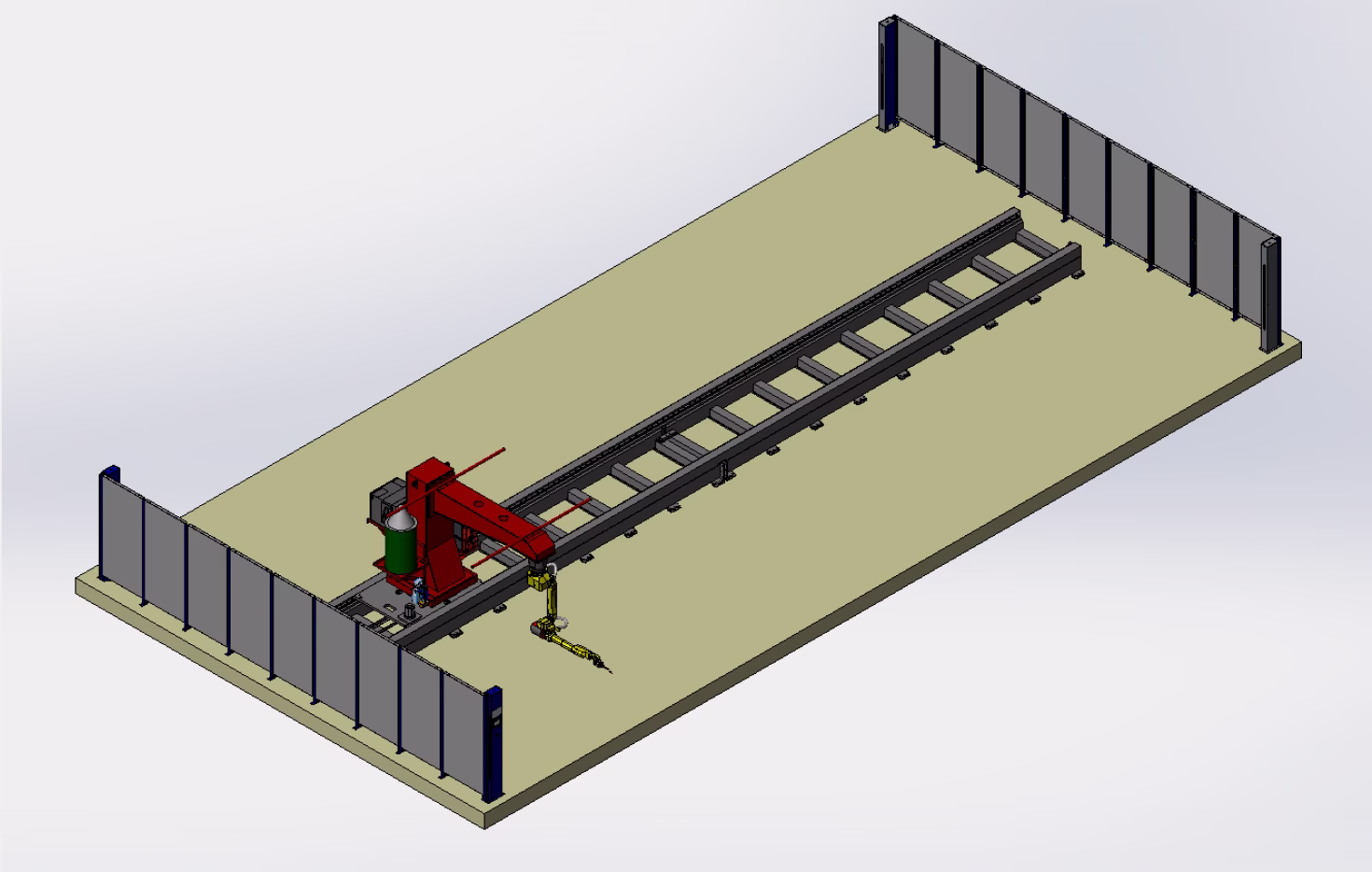 Общий вид Роботизированного сварочного комплекса MIG/MAG сварки