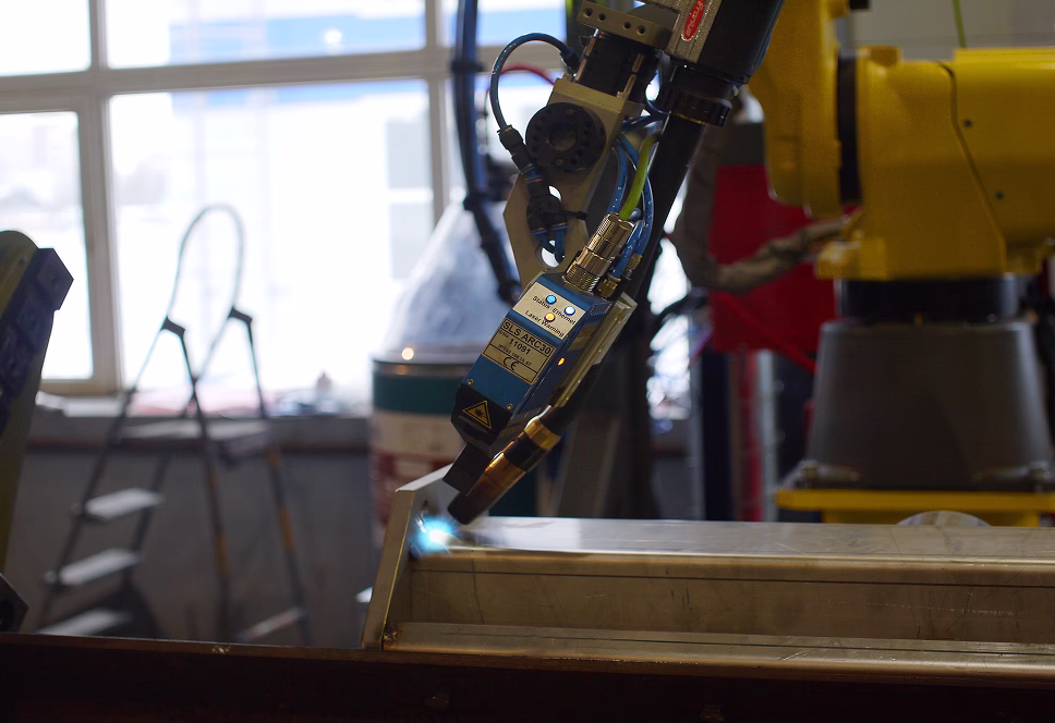 Сварка изделия типа «короб» на РТК лазерной сварки шнеков