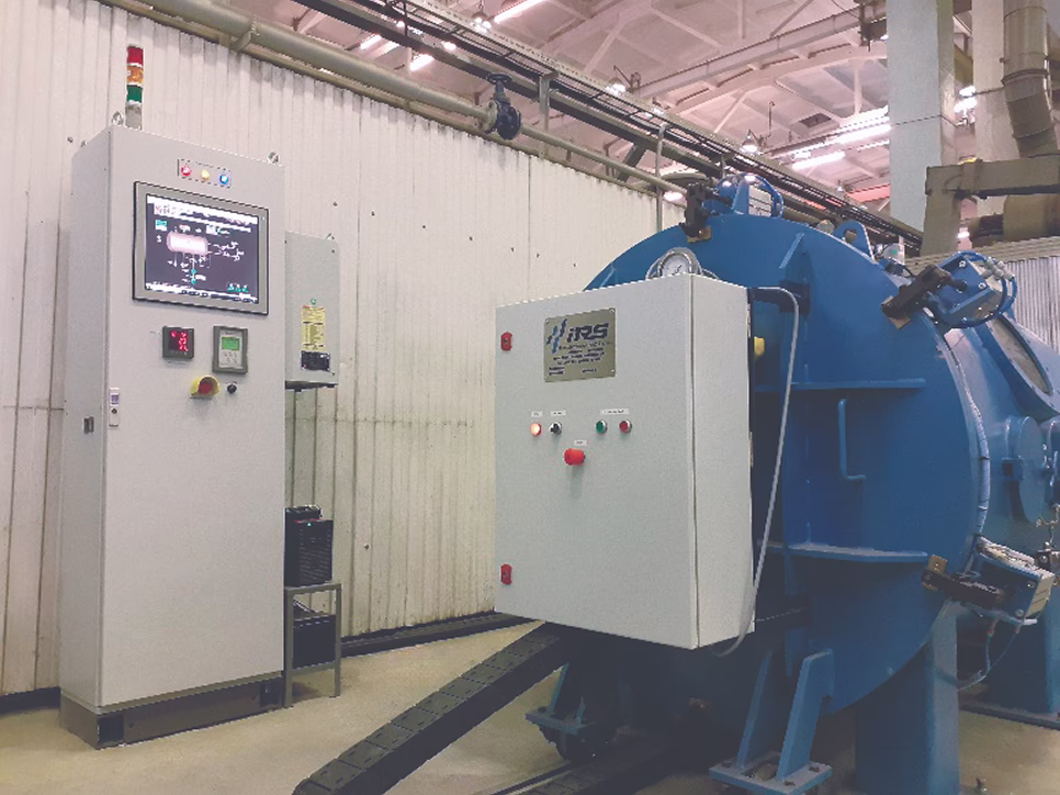 Работа установки для сварки в контролируемой атмосфере