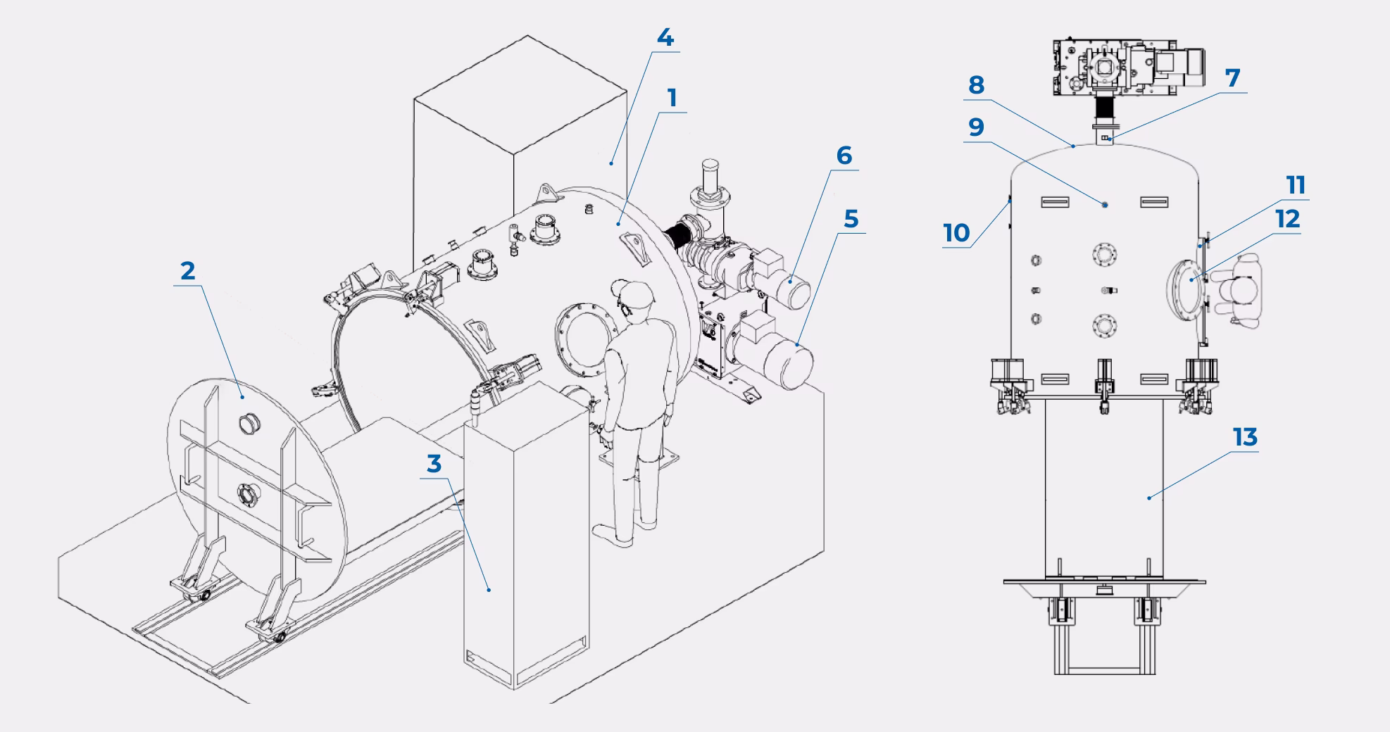 Компоненты установки для сварки в контролируемой атмосфере