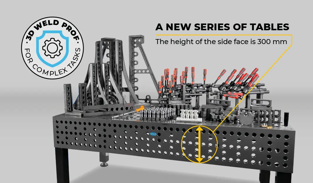 3D WELD Prof: welding and assembly table for the most challenging tasks