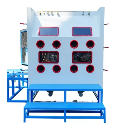 Двухуровневая пескоструйная камера напорная с двумя станциям DS-18-2PDF