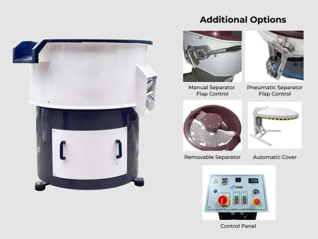 VN-KS800 Vibratory finishing bowl with control stand