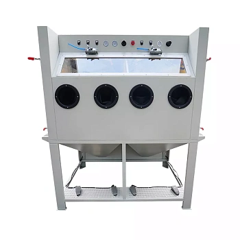 Пескоструйная камера влажной очистки с системой рециркуляции воды, две станции DS-16-2WCLD