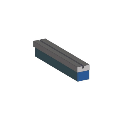 Guide with T-slot, 1200 mm