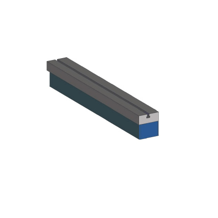 Guide with T-slot, 1500 mm