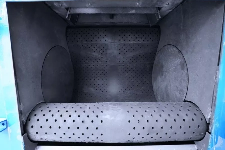 DS-5-1DT Автоматическая пескоструйная камера с барабанной лентой