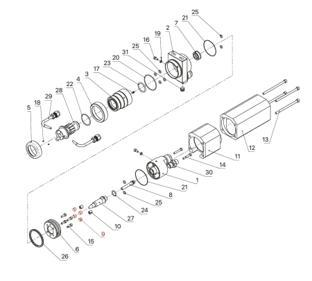 IRS-100024 Insulating screw (4 pcs.)