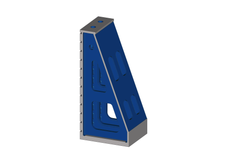 Corner mounting plate with T-slot, 1500×1000 mm