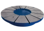 Round mounting plate with T-slot, 1000 mm