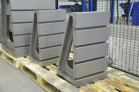Corner mounting plate with T-slot, 1000×600 mm